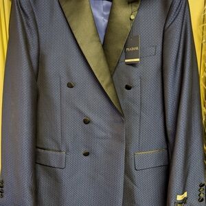 Jos. A. Bank Navy Double-Breasted Dinner Jacket